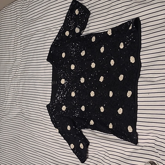 J Crew Sequin t-shirt - Picture 1 of 6